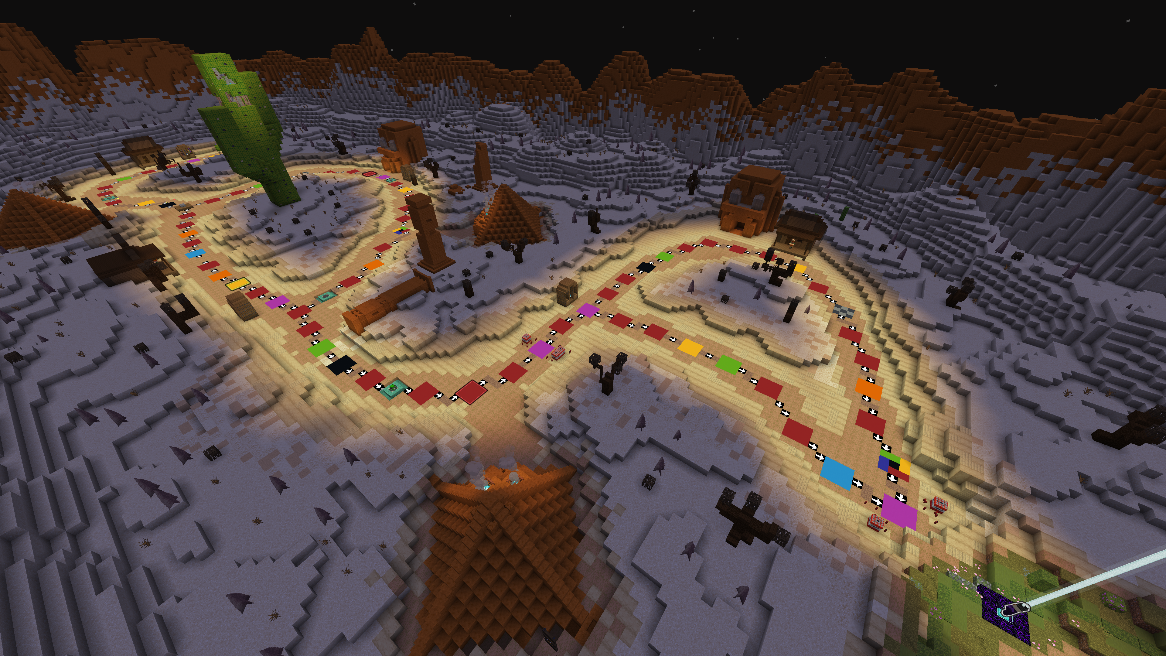 Dusty Dunes Night Image